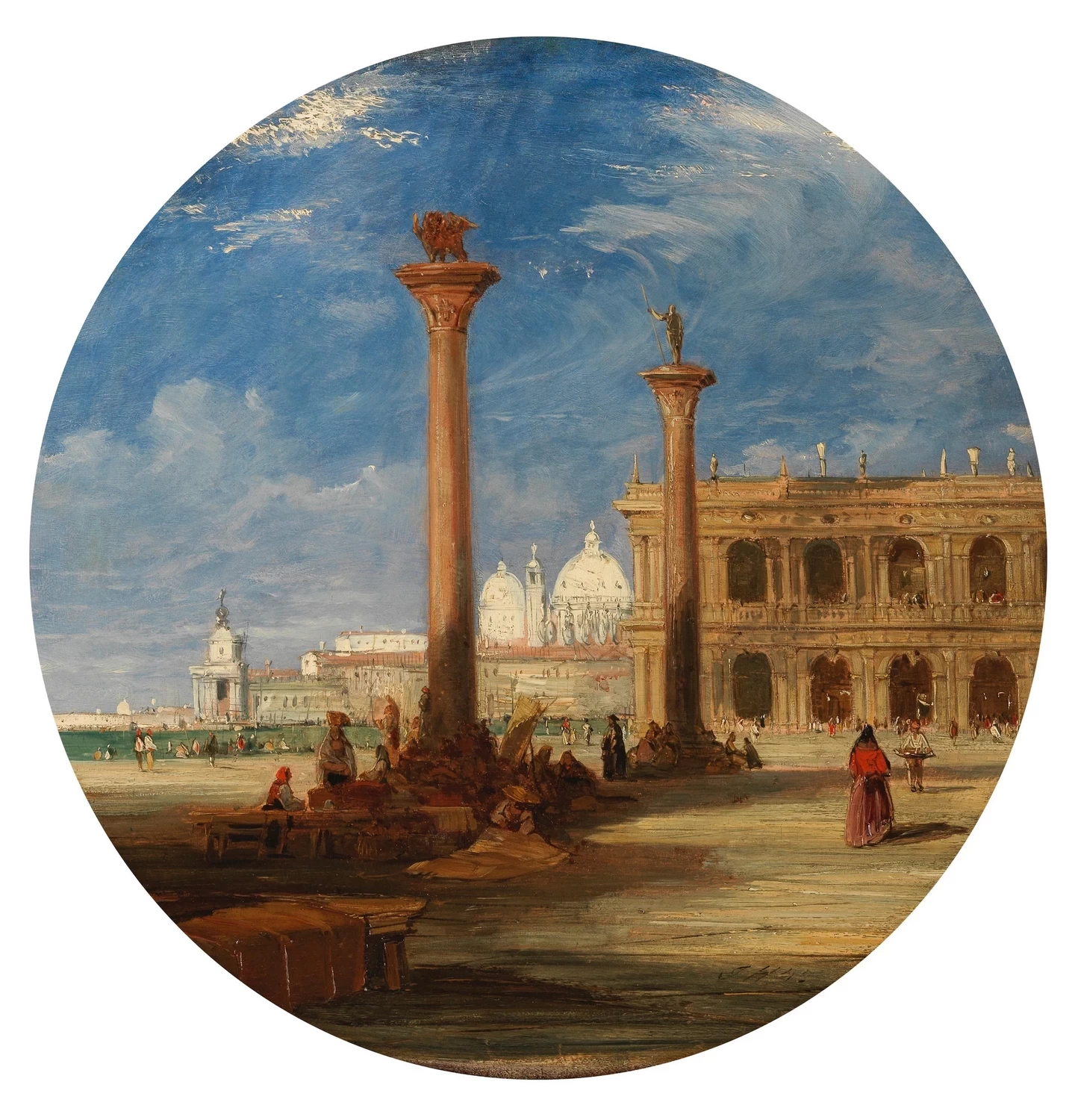 La Dogana dalla Piazzetta, Venezia